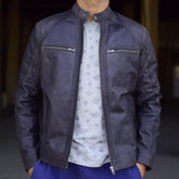 Leather Jacket Dark Grey